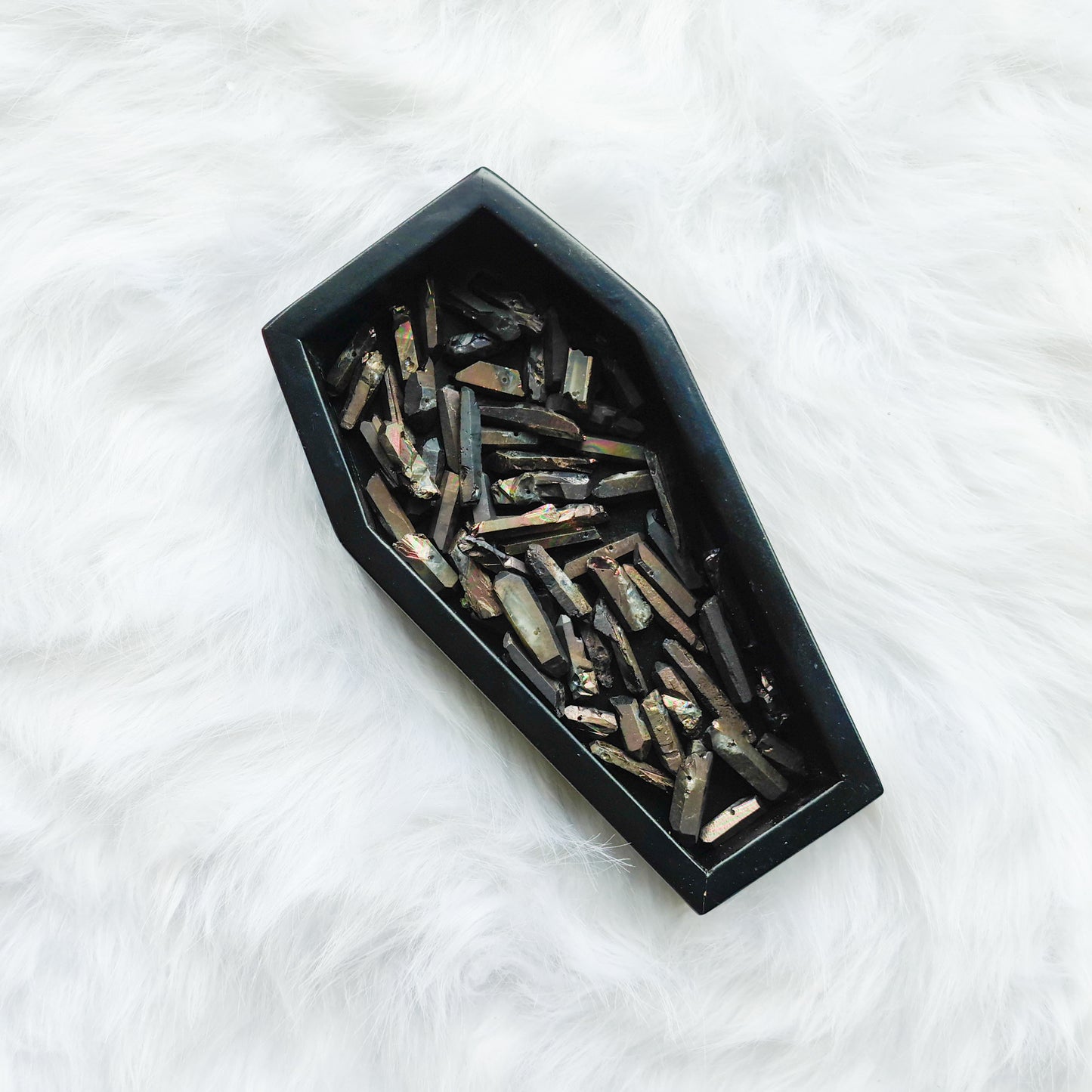 Raw Crystal Quartz Point Beads | Multiple Shades