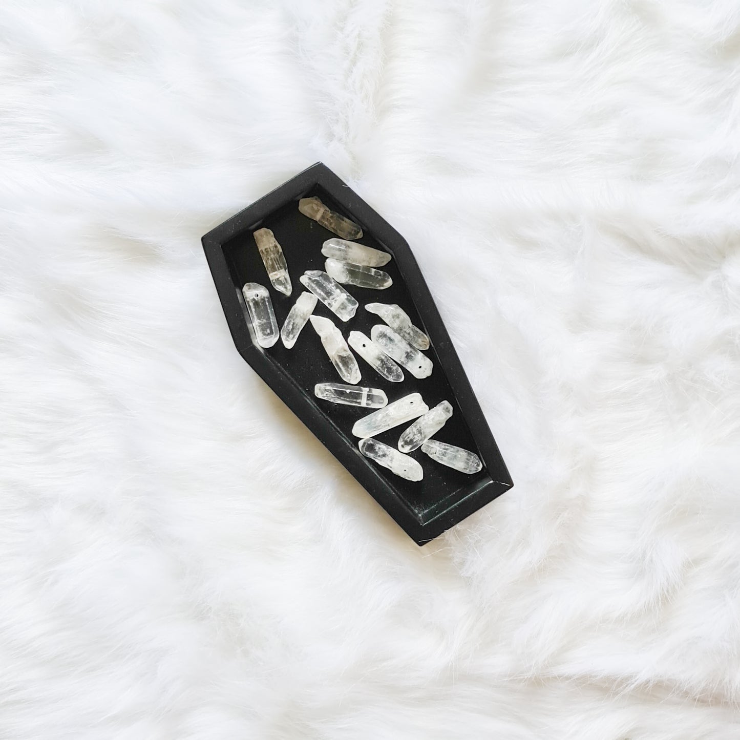 Raw Crystal Quartz Point Beads | Multiple Shades