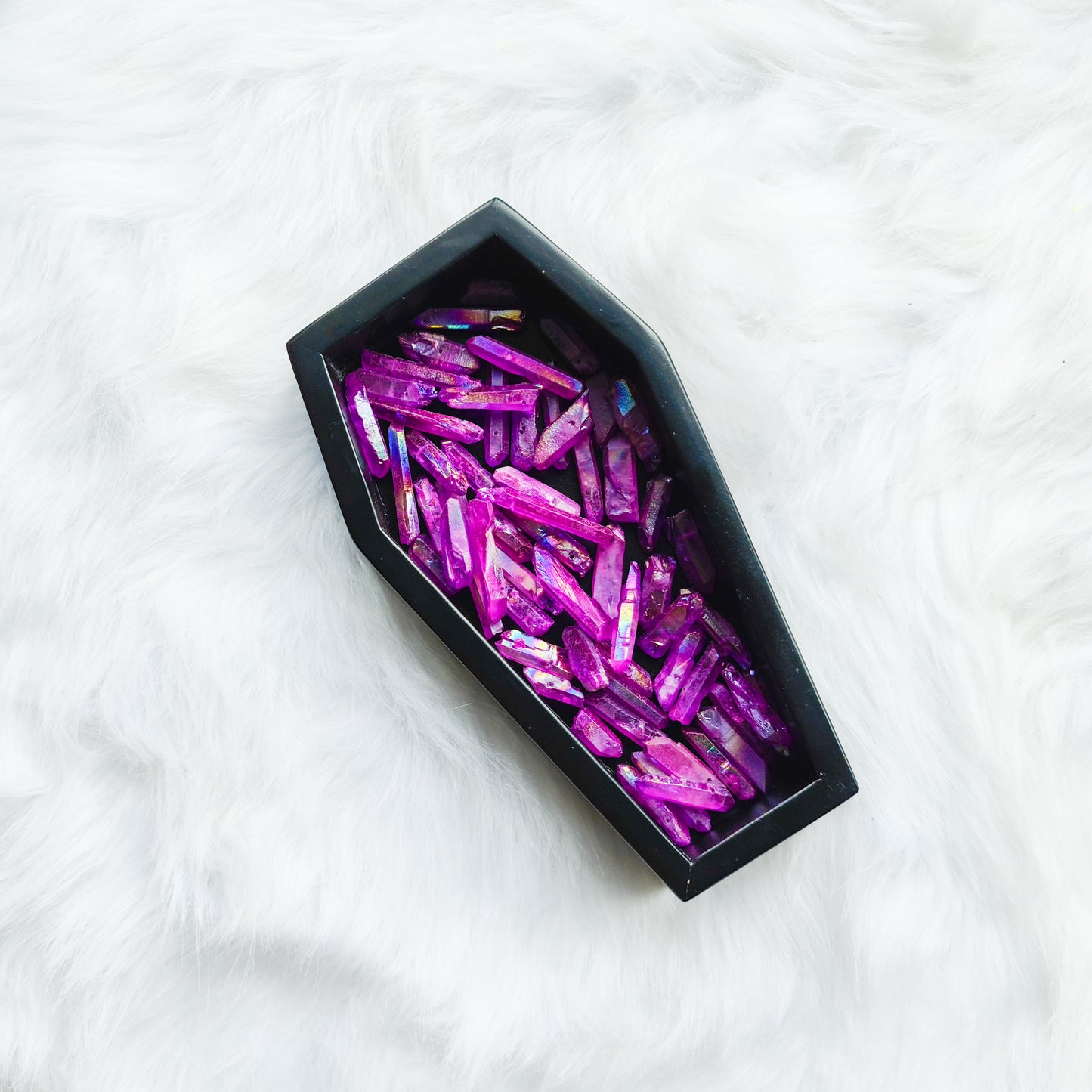 Raw Crystal Quartz Point Beads | Multiple Shades