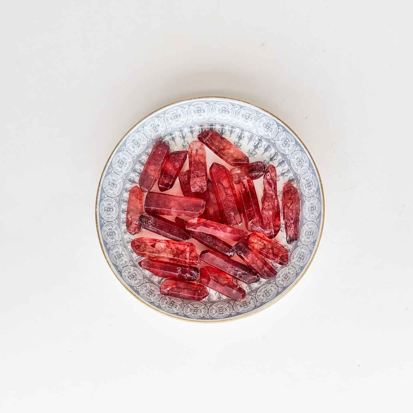 Red Quartz Point Bead